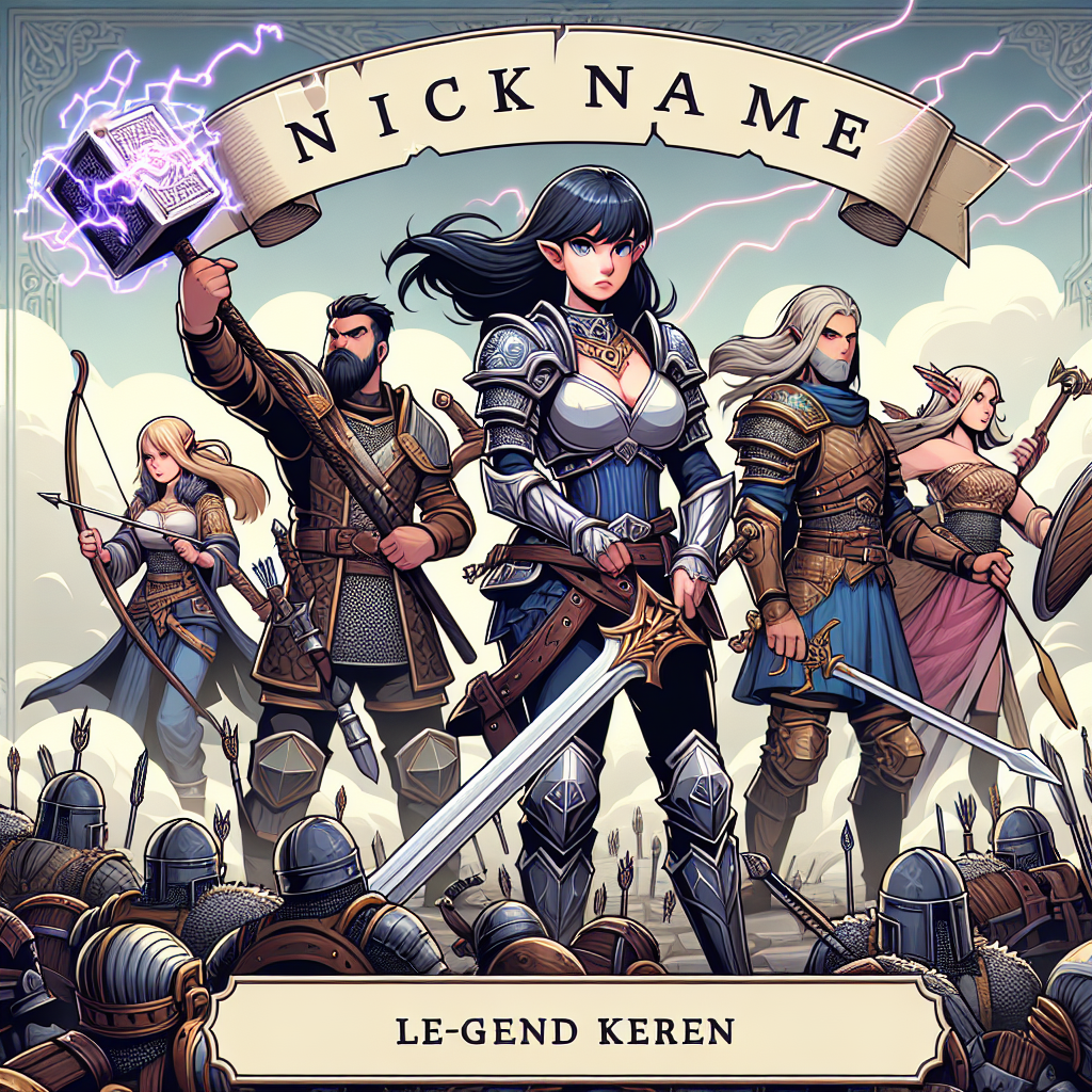 Nickname Mobile Legend Keren: Unleash Your Inner Warrior with These Epic Monikers